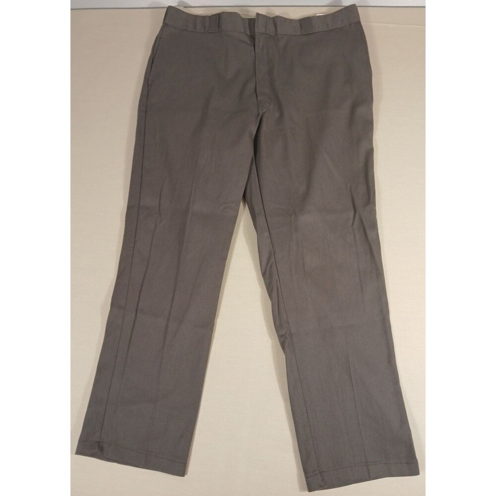 Dickies Men's Work Pants Size 44x32 Gray Flex 874 Original Fit Straight Leg